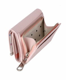 tsumori chisato CARRY クロスエンボス 3つ折りミニ財布