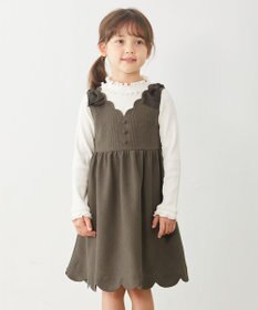 ANY KIDS チェックジャンパースカート