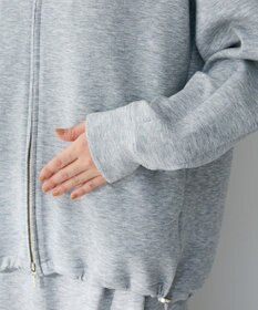 Green Parks ダブルＺＩＰ裾ドロストパーカー