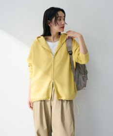 Green Parks ダブルＺＩＰ裾ドロストパーカー