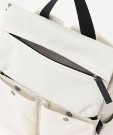 Y'SACCS 【ムック本掲載】クリンクルナイロン　ダブルポケットリュック