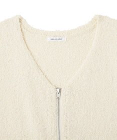 AMERICAN HOLIC ダブルZIPシャギーニットベスト