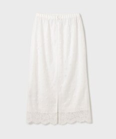 GRACE CONTINENTAL ドットチュールタイトスカート