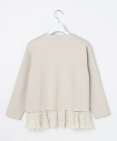 自由区 S 【SHIHOさん着用】ジャカードコンビ カーディガン