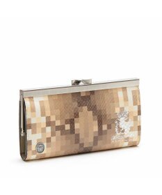 A.D.M.J. 【牛革】スネーク型押し/ガマグチウォレット