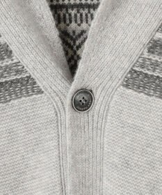 JOSEPH ABBOUD MOUNTAIN 【SPACE／UNISEX】ピュアカシミアアンダイド カーディガン