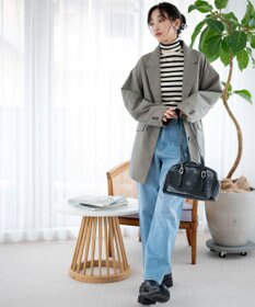 WEGO リブタートルネックニット