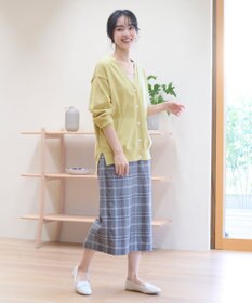 ANY 【洗濯機可能・UVケア】Ｖネック カーディガン