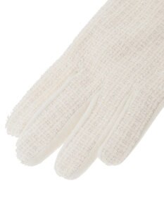 Maison de FLEUR ツイードリボングローブ