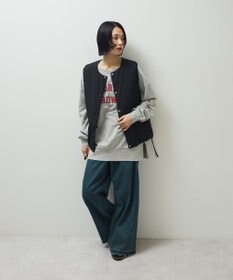 Green Parks サイドZIP中綿コクーンベスト