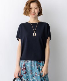 23区 【先行予約】レーヨンポリエステルストレッチ プルオーバー ニット