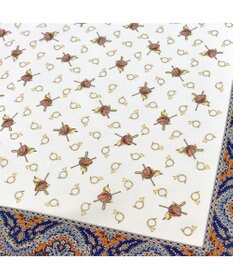 Marca 【伝統横濱スカーフ】ホルン  小判 シルクツイル スカーフ