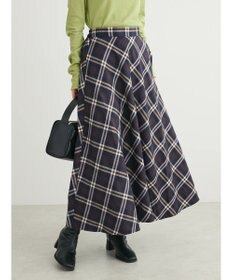 Green Parks ・Ｐｅｔｉｔ　Ｆｌｅｕｒ　バイヤスチェックフレアスカート