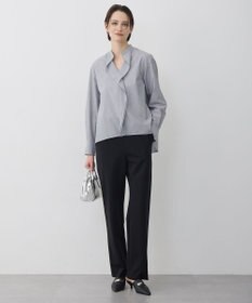 ICB ナイロンストレッチポンチ セミワイドパンツ