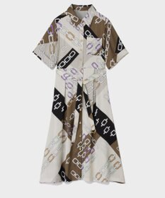 GRACE CONTINENTAL チェーンシャツドレス