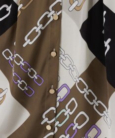 GRACE CONTINENTAL チェーンシャツドレス