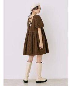 earth music&ecology バックオープンチュニックワンピース