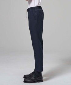 JOSEPH HOMME 新色【セットアップ対応】クールドッツストレッチ　ドロスト付テーパードパンツ / PEGG CONVERTIBLE
