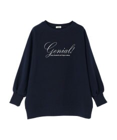 earth music&ecology 裏毛ロゴチュニック