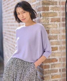 ANY 【洗濯機可/UVカット】アクリルガータードルマンニット