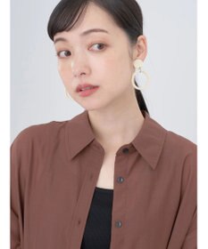 earth music&ecology シアーボーイズライクシャツ