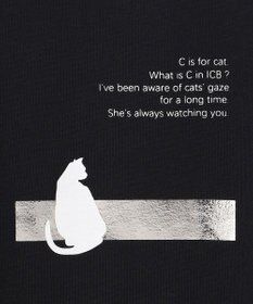 ICB ロゴTEE（猫モチーフ）