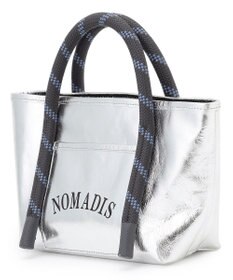23区 NOMADIS JOY レザー ミニ トートバッグ(シルバー)