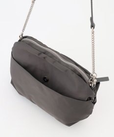 J.PRESS LADIES 【2way】ナイロンギャザー ショルダー バッグ