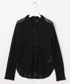 ANY SIS L レース シャツ