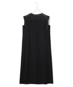 ICB L 【UVケア・接触冷感・速乾・洗える】 FluidBackSatin デザインワンピース