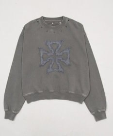 WEGO 【ユニセックス着用ITEM】ブリーチハトメロゴプルオーバー