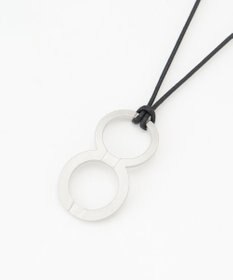 自由区 ダブルスカーフリング ネックレス マットシルバー