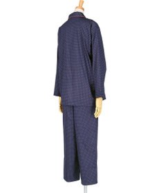 ワコール／睡眠科学 パジャマ 長袖 長ズボン 綿100%(本体) サテン生地 光沢感 なめらかな肌ざわり 上下セット 前開き YDX536 睡眠科学／ワコール