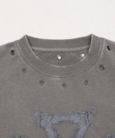 WEGO 【ユニセックス着用ITEM】ブリーチハトメロゴプルオーバー