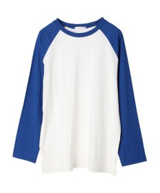 Green Parks シアーラグラン配色プルオーバー