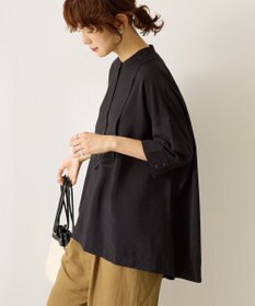 AMERICAN HOLIC 【WEB限定】接触冷感バンドカラーシャツチュニック