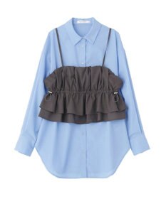 AMERICAN HOLIC 【2点セット・イージーケア】ビスチェ＋シャツ