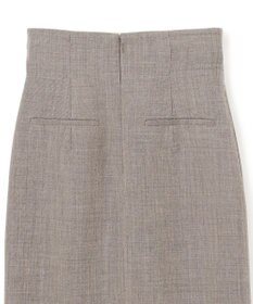 BEIGE， GRANET / ウールリバーIラインスカート