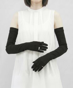ORuKuBET 【オンワード・クローゼット限定・数量限定】リングビジュー付きUVカットロンググローブ (WOMEN)【 UVカット・タッチパネル対応 】
