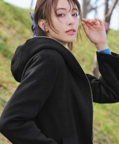 Tiaclasse モッサ風フード付きショートコート