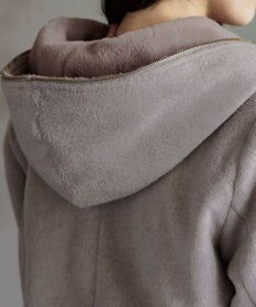 Tiaclasse モッサ風フード付きショートコート