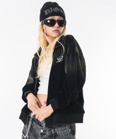 WEGO 【ユニセックス着用ITEM】ブリーチロゴベロアトラックジャケット