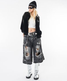 WEGO 【ユニセックス着用ITEM】ブリーチロゴベロアトラックジャケット