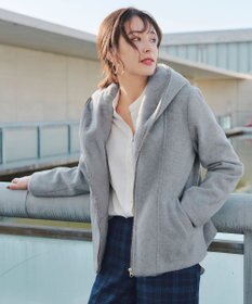 Tiaclasse モッサ風フード付きショートコート