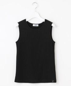 J.PRESS LADIES 【洗える】リブ ノースリーブ カットソー