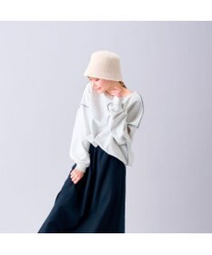 MOONBAT 【洗える】estaa アンゴラ風バケットハット