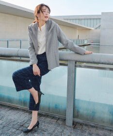 Tiaclasse モッサ風フード付きショートコート