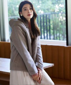 Tiaclasse モッサ風フード付きショートコート