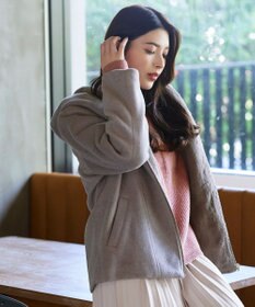 Tiaclasse モッサ風フード付きショートコート