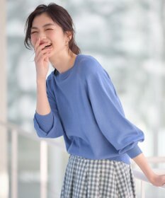 ANY 【洗濯機可】スプリングラグランニット